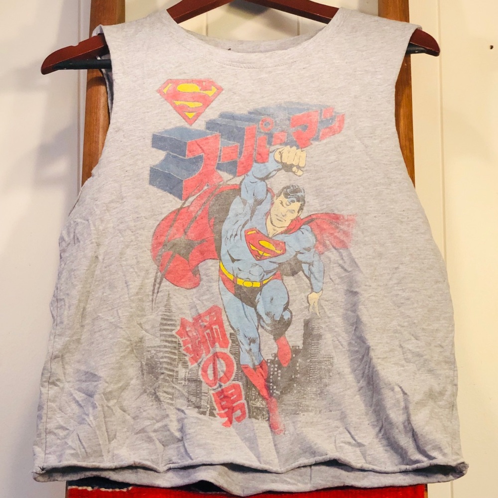 ☄️Superman Retro Comic Muscle Tank⚡️
